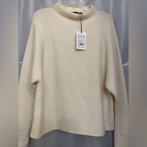 NWT Theory Ivory Batwing sweater